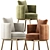  Minotti Torii Chair 2015 Model 3D model small image 5