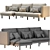 Modern Linteloo Njoy XL Sofa 3D model small image 3