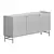 Halifax Black Sideboard Metal Legs 3D model small image 10