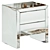 Mirrored Bedside Table Real Dream 3D model small image 4