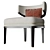 Elegant Frato Beirut Armchair 3D model small image 4