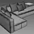 Roda Dandy Sofa Set 3D model small image 4