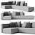 Roda Dandy Sofa Set 3D model small image 6