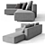 Roda Dandy Sofa Set 3D model small image 7