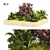 Garden Border Plant Set, Polycharm 3D model small image 1