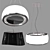 Sleek Falmec Island Hood Set 3D model small image 2