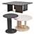 Elegant Poliform Mush Coffee Set 3D model small image 1