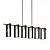 Modern Farmhouse Chandelier with 6 Lights 3D model small image 2