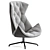 THREE-DIMENSIONAL THONET 808 Lounge 3D model small image 1