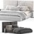 Contemporary Loca Loft Bed 3D model small image 1