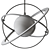 Sleek Apogee Pendant Light 3D model small image 2