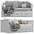 Scandinavian Style Ikea Daybed 3D model small image 3