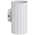 Modern Dual Tone Wall Light 3D model small image 2