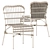 Stylish Lucy Dining Chair 3D model small image 6