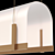 Modern Pendant Light TUNNEL Baxter 3D model small image 4