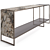Sleek Visionnaire Mondrian Console 3D model small image 5