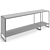 Sleek Visionnaire Mondrian Console 3D model small image 7