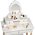 Le Toy Van Vanity Table: Elegance in 33 x 55.9 x 91.4 cm 3D model small image 2