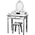Le Toy Van Vanity Table: Elegance in 33 x 55.9 x 91.4 cm 3D model small image 4