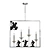 Enchanting Disney Mice Pendant Light 3D model small image 1