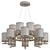 Luxury Two-Tier Chandelier Model 3D model small image 2