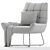 Premium Leather Lounge Chair - 2015	Model 3D model small image 2