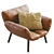 Contemporary Leather Armchair by Bonaldo 3D model small image 6