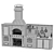 Radius BBQ R 78 Outdoor Grill 3D model small image 6