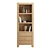 Contemporary Oak Bookcase with Storage 3D model small image 2