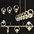 Elegant Adonica Lighting Collection 3D model small image 2