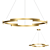 Segmented Ring LED Chandelier款 3D model small image 1