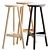 Elegant and Functional Stool 3D model small image 1