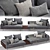 Sleek Brasilia Sofa: W395 x D98 x H85 3D model small image 2