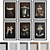 Star Wars Character Portrait Frame Set 3D model small image 1