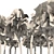 Low Poly Palmetto Trees Cluster 3D model small image 6