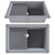 CopperSmith Undermount Sink 3D Model 3D model small image 1