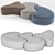 Trilogy Ottoman Set 2017 3D model small image 2