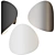 Lune Outdoor Wall Sconce - Moonlight Magic 3D model small image 1