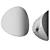 Lune Outdoor Wall Sconce - Moonlight Magic 3D model small image 5