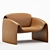 Luxury Modern Poliform Armchair 3D 3D model small image 3