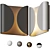 Modern Outdoor LED Wall Sconce 3D model small image 1