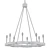 Elegant Fiona Chandelier in White 3D model small image 2