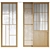 Japanese Style Sliding Room Divider 3D model small image 4