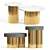  Marble Flow Round Coffee Table 3D model small image 1
