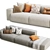 Vitra Soft Modular Three-Seater Platform 3D model small image 5