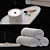 Kaori Towels & Meditation Set 3D model small image 3