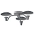 Elegant Caswell Ceiling Light 3D model small image 2