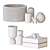 Modern Hay Shelving Unit 3D Model 3D model small image 7