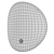 Modern Glass Black Wall Light 3D model small image 4