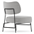 Luxury Modern annud Armchair Home 3D model small image 5